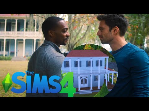 Building The Falcon & The Winter Soldier Louisiana House | The Sims 4 Speed Build