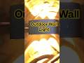 Outdoor Wall Light ♾️ #shorts #trend #outdoorlight #walllights #walllamp #cannes2026 #explore