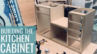 Building the Kitchen Cabinet w/ Oven! Ram ProMaster Van Build Conversion - Episode 17 | Jason Klunk