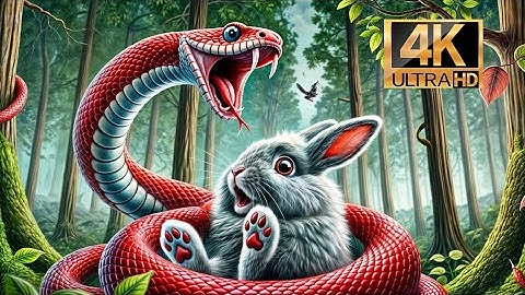 🐰Cute rabbit rescued the poor little hedgehog #rabbit #cat #kitten #funny #ai #cute #funnyvideo