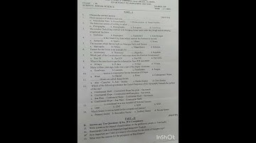 9th Std Social science Quarterly exam question paper 2025