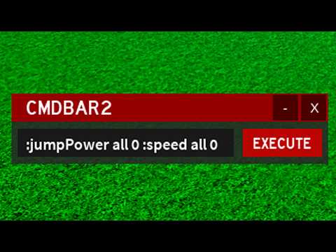 Roblox - Free Admin  " :jumpPower all 0 :speed all   "