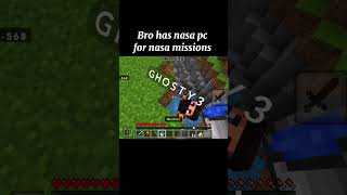 Bro has nasa wifi  #minecraft #minecraftshorts #mcpe #shorts #gaming #minecraftgameplay #gameplay