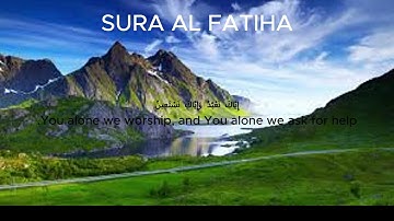 Sura Al Fatiha by Mishary Rashid Al Afasy |سورة الفاتحة |قَارئ مِشاري راشد العفاسيح