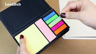 Sublimation Blank PU Leather Notepad Box