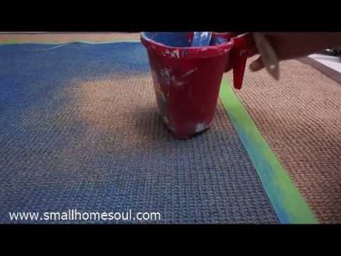 How to Paint a Natural Fiber