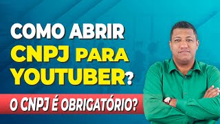 ABRIR UM CNPJ PARA YOUTUBER É OBRIGATÓRIO? RECEBER AS MONETIZAÇÕES DO YOUTUBE COM ADSENSE JURÍDICO.