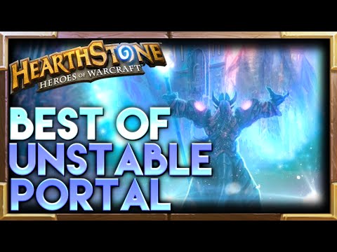 Unstable Portal Hearthstone Moments | Hearthstone Funny Lucky Best Plays Highlights