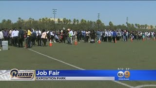Hundreds Attend Rams Job Fair