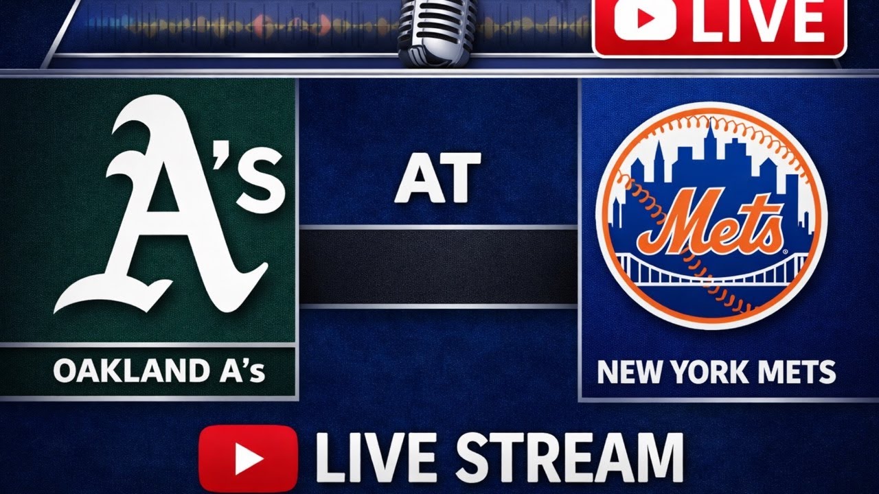 A'S AT METS LIVESTREAM RADIO STYLE BROADCAST