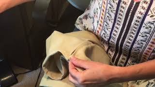 Sewing part 4 and 5 Hand-sewing Hem and Hook