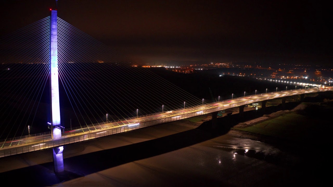 uava Mersey Gateway Timelapse 2