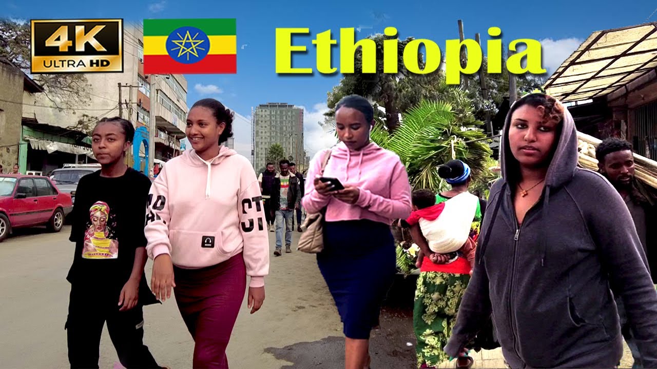 ከጨርቆስ ቄራ Addis Ababa Walking Tour (492) Cherkos, 🇪🇹 Ethiopia [4K]