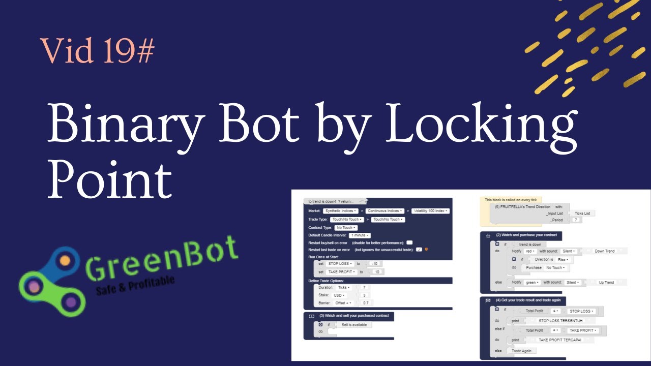 Vid 19# Binary Bot by Locking Point - YouTube