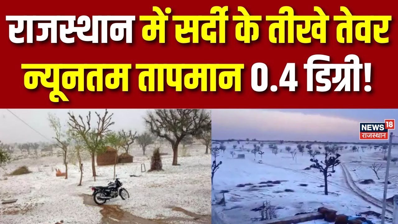 Weather News : कई जिलों में पारा 10 डिग्री से नीचे दर्ज | Rajasthan Weather | Top News | Cold News
