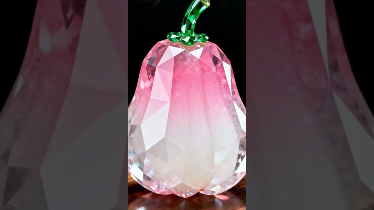 Cutting Glass Fruits ASMR 🍊 