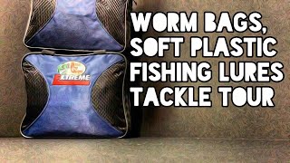 Worm Bags, Soft Plastic Fishing Lures Tackle Tour 