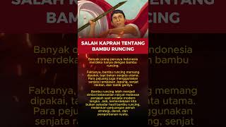 Apa Benar Pejuang Kita Hanya Pakai Bambu Runcing?