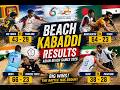 Beach Kabaddi Results Asian Beach Games 2026 Highlights 