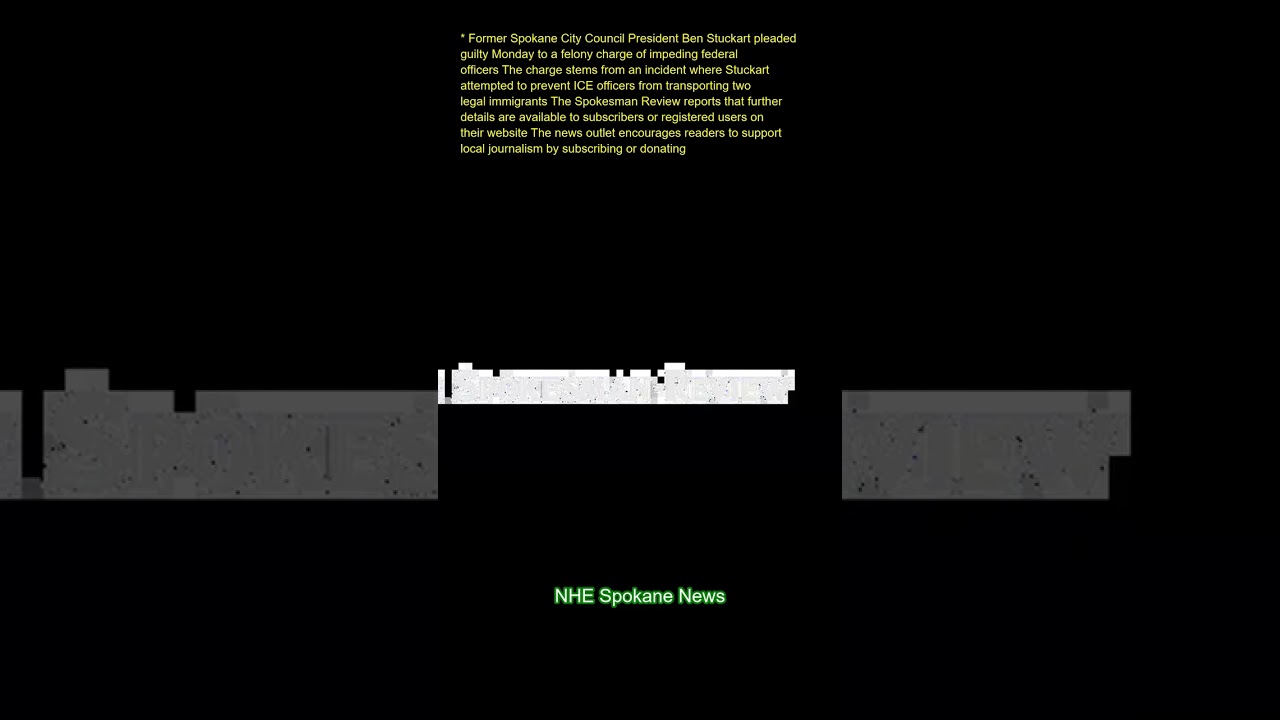 Former Spokane City Council President Ben Stuckart pleaded guilty Monday to a felony charge of imped