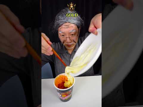 What’s Your Spicy Rank? 🌶️  Fire noodle Mukbang Challenge #shorts