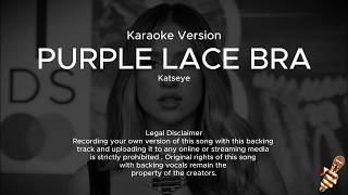 Tate McRae - Purple Lace Bra (Karaoke Version)