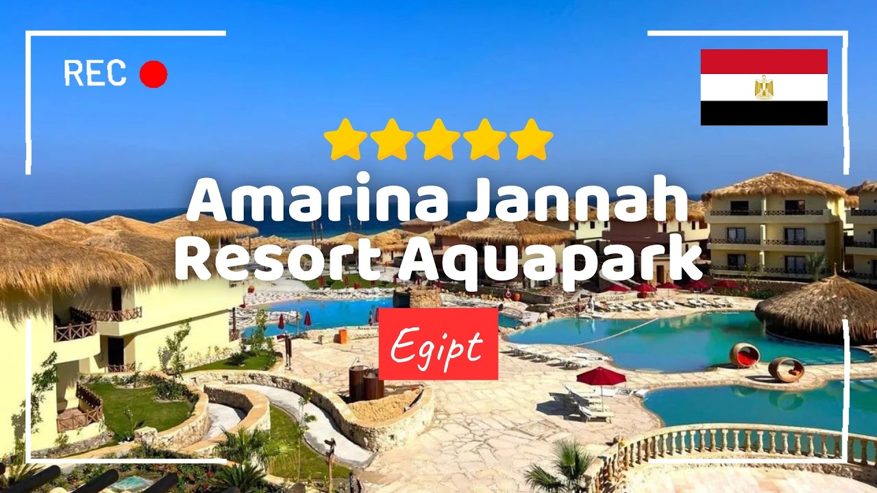 AMARINA JANNAH RESORT AQUAPARK 5⭐ MARSA ALAM, EGIPT 🇪🇬🌴 HOTELE W EGIPCIE