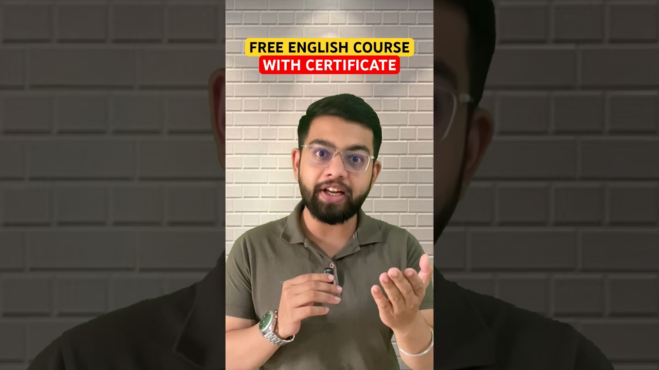 Free English Course with Certification ⭐️ 