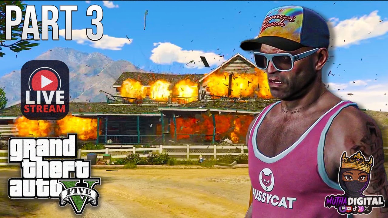 Part 3🍄 Let's Play Grand Theft Auto 5 Story Mode🍄