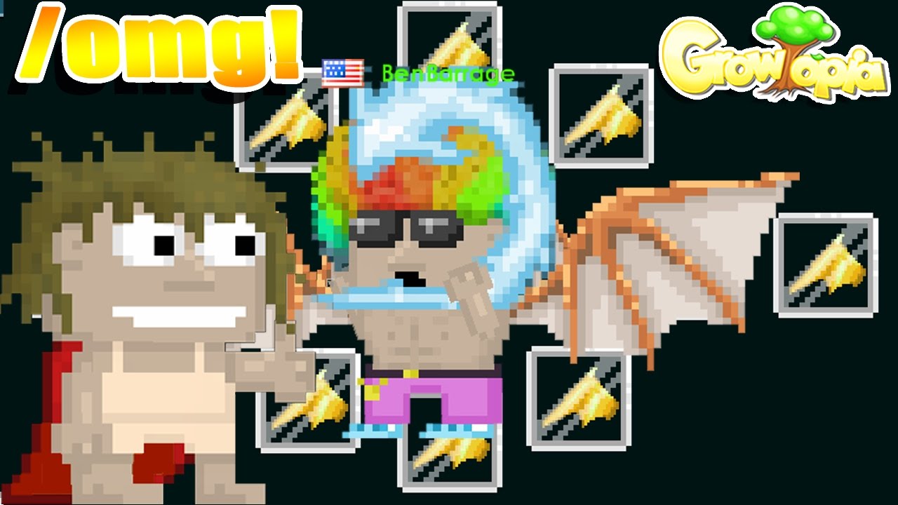 GIVING FANS 10 GOLDEN RAZOR WINGS! | Growtopia - YouTube