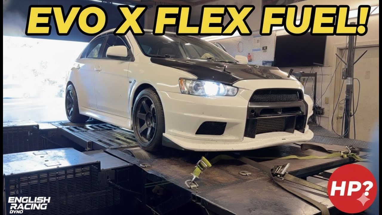 Dyno Tuning a Flex Fuel Evo X (English Racing)