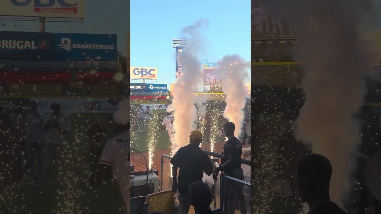 Salen al terreno las Águilas Cibaeñas en el inicio de la temporada 2026-2027 #beisbol #aguilas