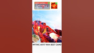 MYTHIC AK117 WITH BEST CAMO IN CODM #shorts #codm #codmobile