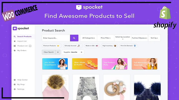 Start Your Dropshipping Business with Spocket
