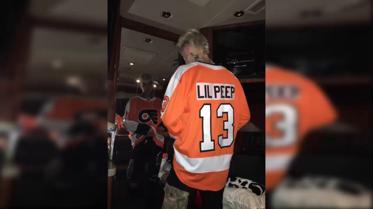 lil peep hockey jersey