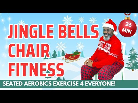 Fun Jingle Bells Chair Fitness Aerobics Seated Exercise Christmas Workout
