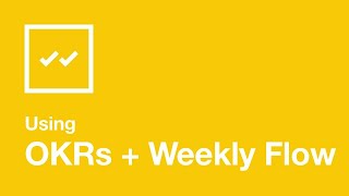 How Weekly Planning & Status Reports Can Organize Your Goal Setting