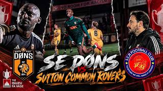 ONE ROAD TO WEMBLEY! 🏆 | SE DØNS vs SCR | FA VASE ROUND 1