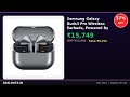 Samsung Galaxy Buds3 Pro Wireless Earbuds, Powered By... at Rs.15,749 — 37% OFF | Amazon Deal Today