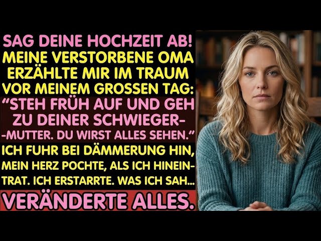 In der Nacht vor meiner Hochzeit wachte ich um 4:12 Uhr auf und hörte noch immer die Stimme meiner toten Großmutter, die mir sagte, ich solle die Hochzeit absagen und vor Sonnenaufgang zum Haus...