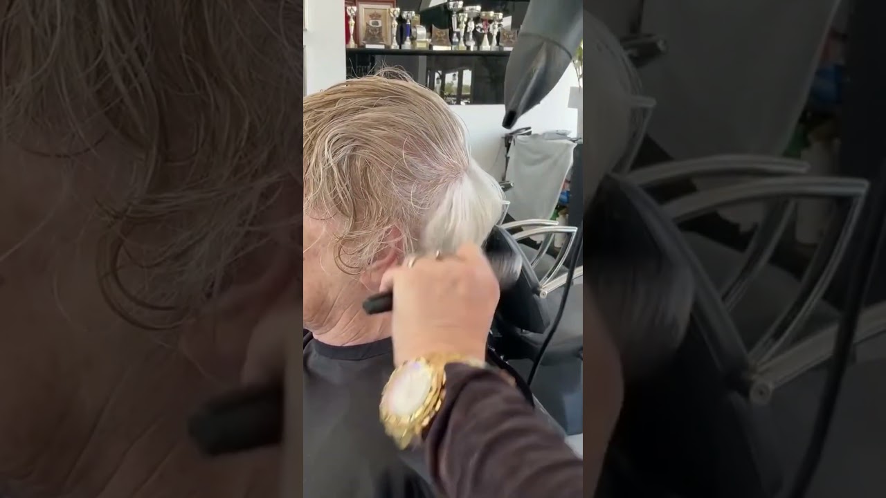 Blow dry hair #blowup #blowdry #video #short #blowout #layerup #hairstyle #shorthairstyles #hair #sa