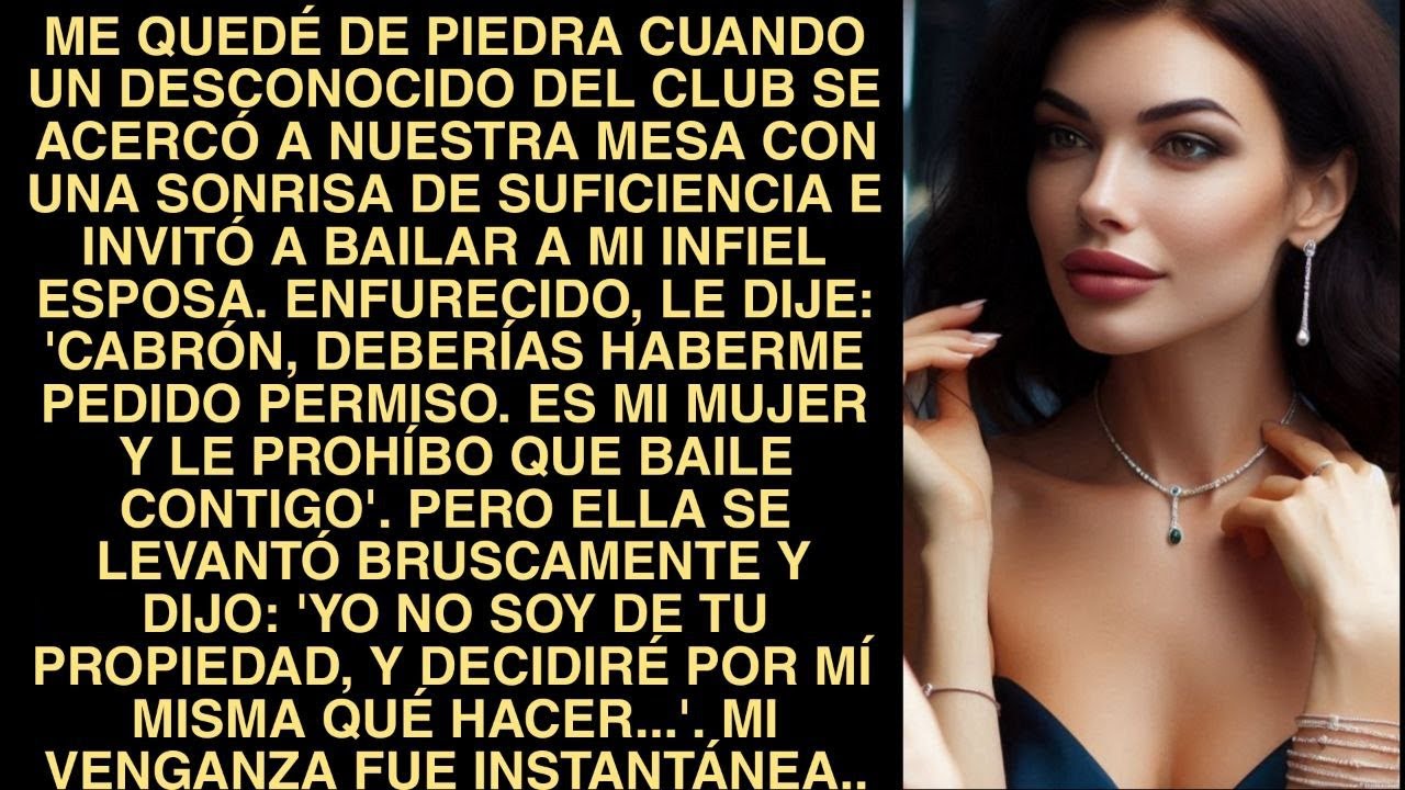 Me Quedé De Piedra Cuando Un Desconocido Del Club Se Acercó A Nuestra Mesa Con Una Sonrisa