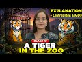 Explanation of A tiger in the zoo  | Central Idea Of A tiger in the zoo &amp; Important MCQ | One Shot