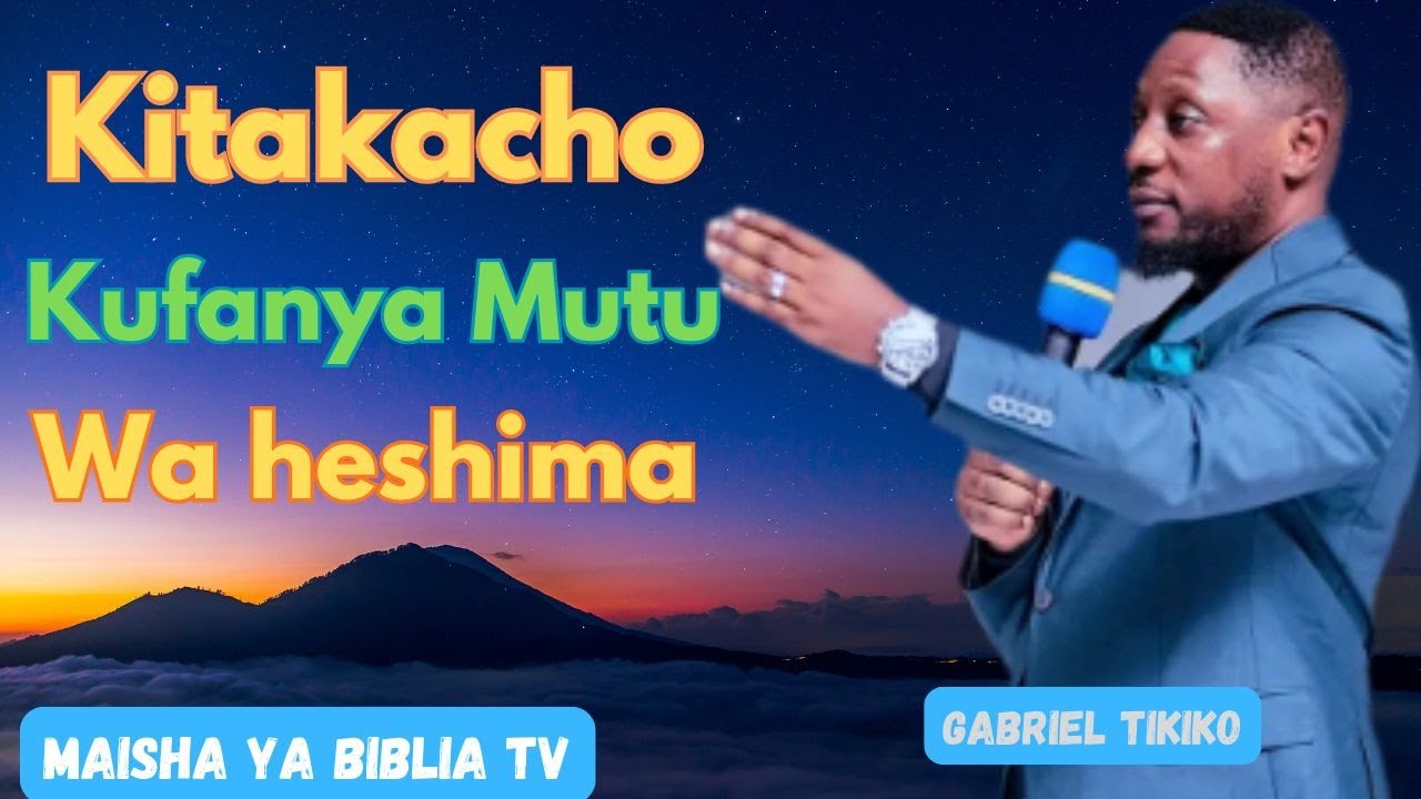 KITAKACHO KUFANYA MUTU WA HESHIMA . #Apôtre #Gabriel tikikor