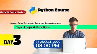 Python Tutorial for Beginners | Basic to Advance | Data Science Series | Session With Sumit | Day-3