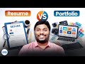 What's the Difference Between a Resume & Portfolio ? Which is Better for you by Ganesh Sir