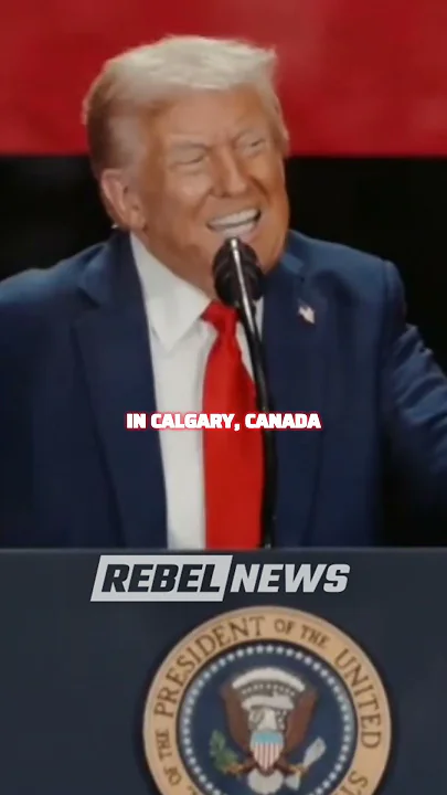 Trump shouts out Calgary, Alberta after thousands came for the Charlie Kirk vigil. #rebelnews