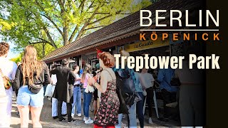 Berlin summer: A sunny afternoon in Treptower Park | Berlin Wallking Tour | 4K