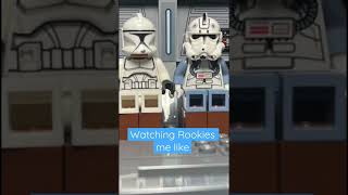 Watching Rookies be Like… | Lego Star Wars The Clone Wars Stop Motion Skit