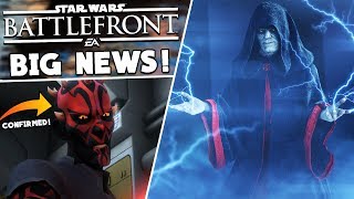 Battlefront 2 BIG NEWS - Emperor Palpatine Skin, NEW Darth Maul Skin CONFIRMED + More News!